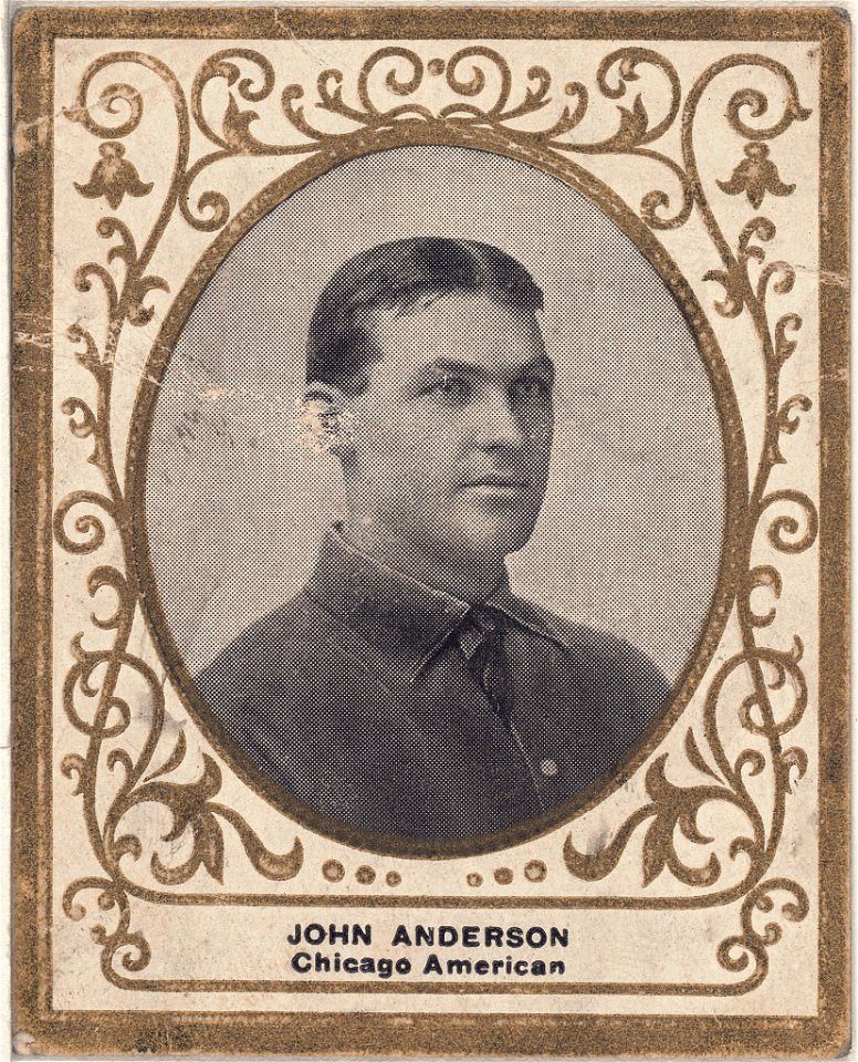 John Anderson, Chicago White Sox, baseball card portrait LCCN2007683786