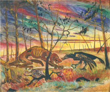 Johannessen - Hund und Rabe - ca 1918