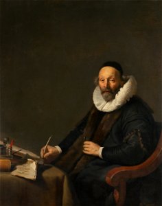 Johannes Wtenbogaert (1557-1644). Remonstrants predikant te 's-Gravenhage Rijksmuseum SK-C-1474