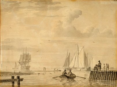 Johannes Hermanus Koekkoek Hafeneinfahrt