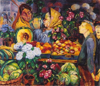 Johannessen - Marktszene - ca 1916