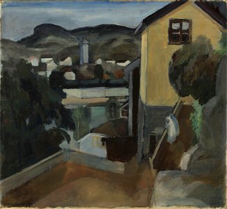 Otto Emil Johansen - The yellow House in Risør - NG.M.01891b - National Museum of Art, Architecture and Design