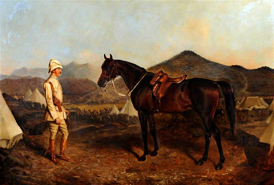 John Alfred Wheeler (1821-1903) - An Officer with His Charger - 960193 - National Trust