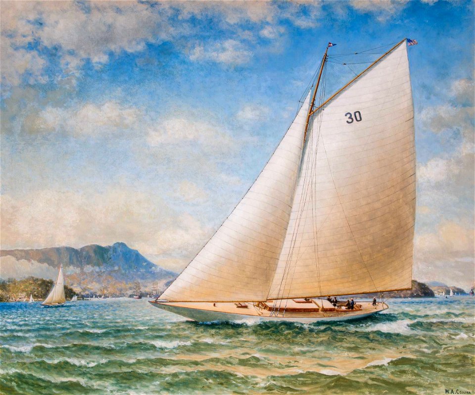 John Barneson's Westward Ho Off Point Cavallo San Francisco, by William A. Coulter
