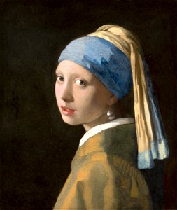 Johannes Vermeer - Girl with a Pearl Earring - 670 - Mauritshuis