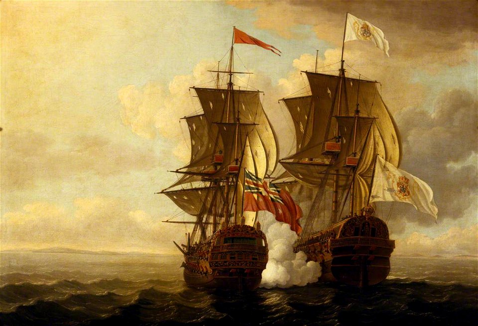 John Cleveley the younger (1747-1786) - The Capture of the 'Nuestra Señora de Covadonga', 20 April 1743 - 1271077 - National Trust
