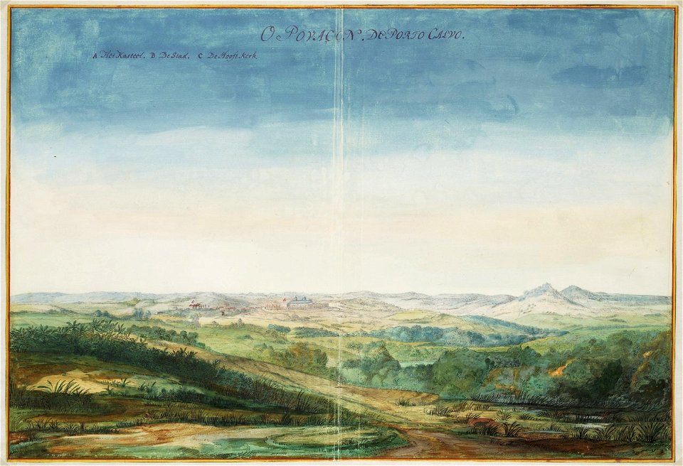 Johannes Vingboons - O Povaçon De Porto Calvo (1665)