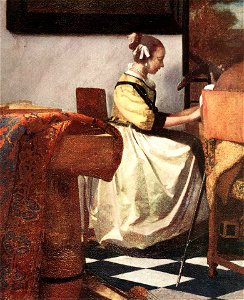 Johannes Vermeer - The Concert (detail) - WGA24671