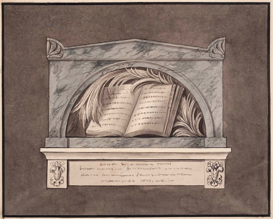 John Bacon Jnr - Bacon-Jnr-K07768 - Presentation watercolour for a Wall Memorial