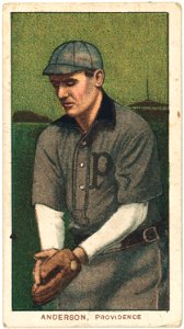 John Anderson, Providence Team, baseball card portrait LCCN2008677016