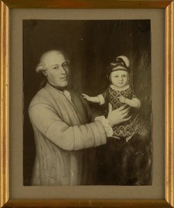 Johannes Zellweger mit Sohn