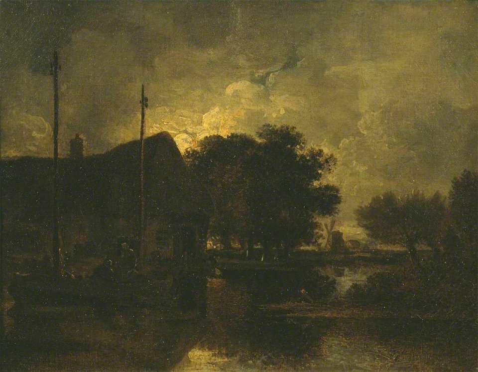 John Berney Crome (1794-1842) - Moonlight - N02643 - National Gallery