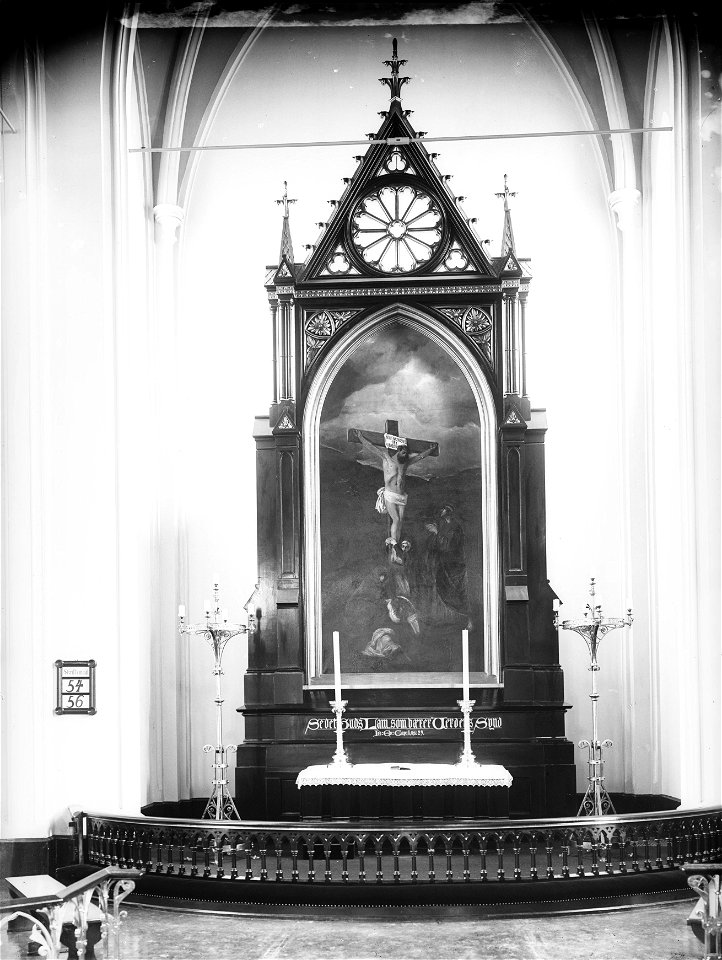 Johanneskirken 1904. Altertavlen. - no-nb digifoto 20160118 00059 NB NS 000087Y (cropped)