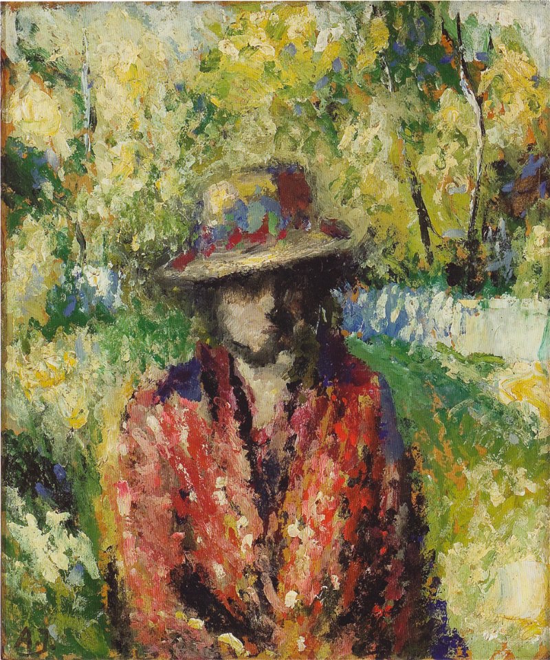 Johannessen - Frau im Park - 1918