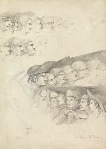 John Brown - Studies of Rows of Spectators - Google Art Project