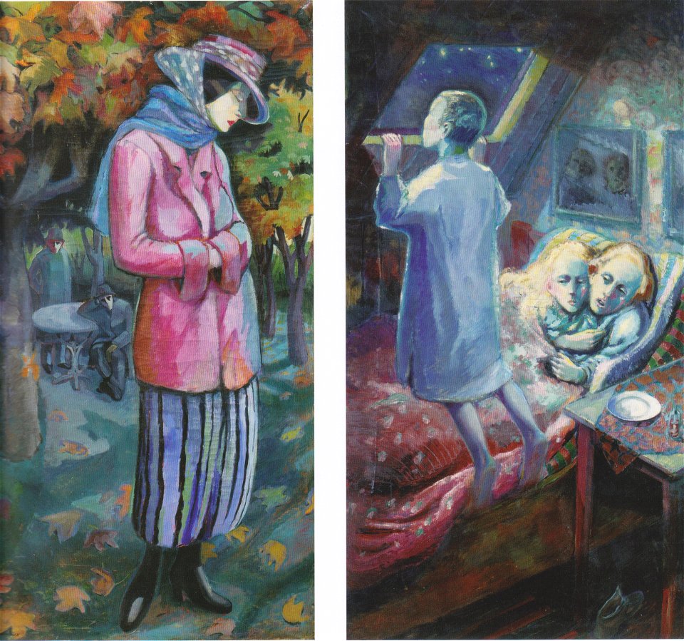 Johannessen - Mutter mit Kindern (Diptychon) - 1915