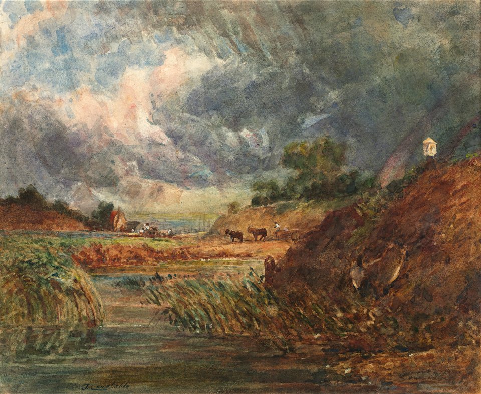 John Constable (British, 1776-1837) - Hampstead Heath - 1938.68 - Cleveland Museum of Art