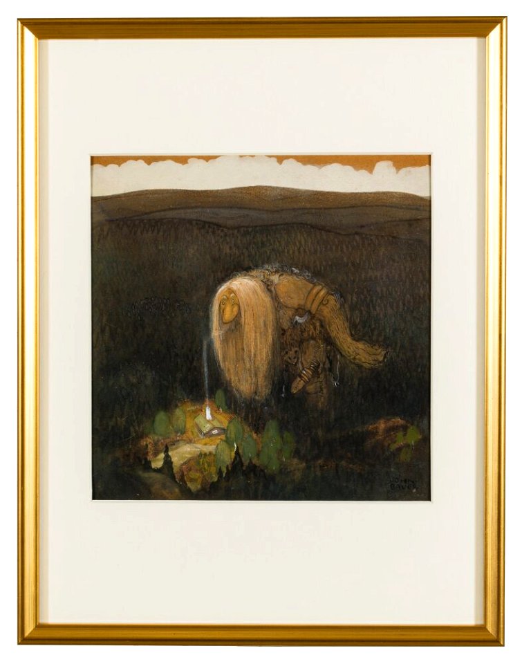 John Bauer - A Forest Troll - NMB 342 - Nationalmuseum