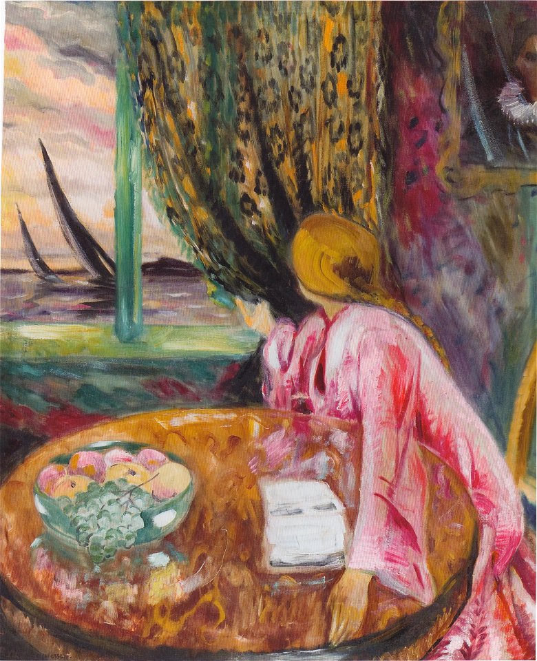 Johannessen - Tochter Aasa am Fenster - 1922