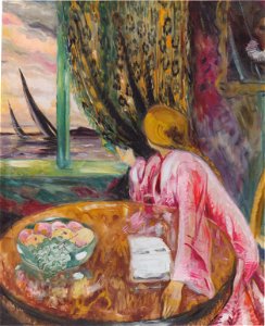 Johannessen - Tochter Aasa am Fenster - 1922
