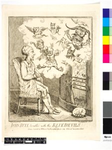 John Bull troubled with the blue devils. (BM 1868,0808.12528 1)