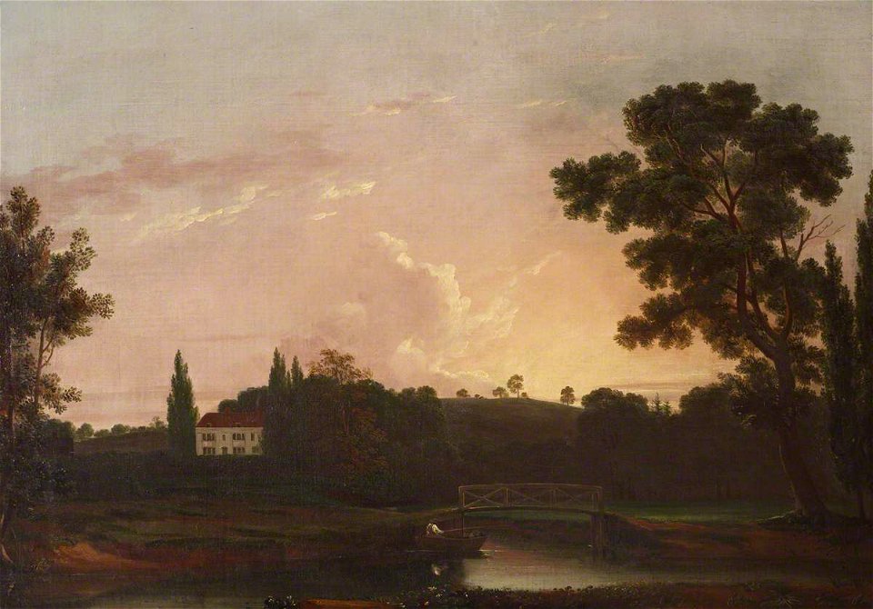 John Constable (1776-1837) - Lamarsh House, Lamarsh, Essex (recto) - 515716 - National Trust