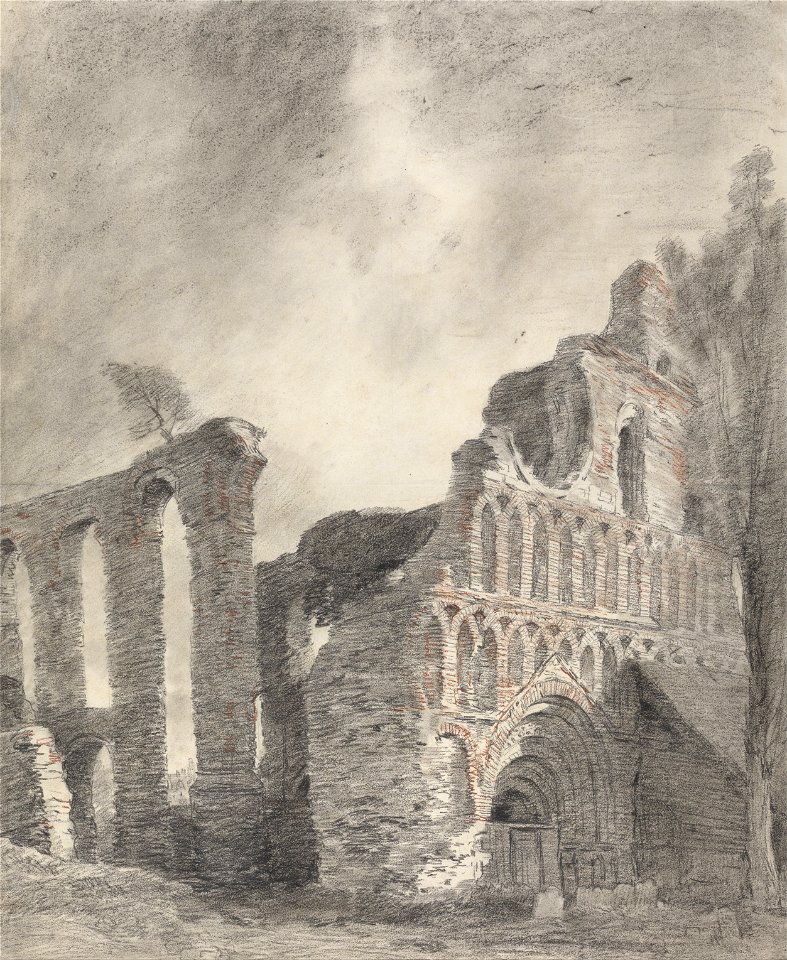 John Constable - Ruin of St. Botolph's Priory, Colchester - Google Art Project