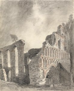 John Constable - Ruin of St. Botolph's Priory, Colchester - Google Art Project. Free illustration for personal and commercial use.