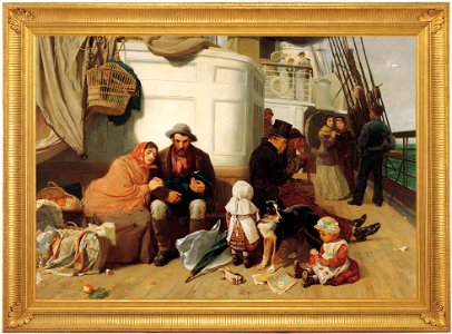 John C. Dollman - The immigrants' ship - Google Art Project
