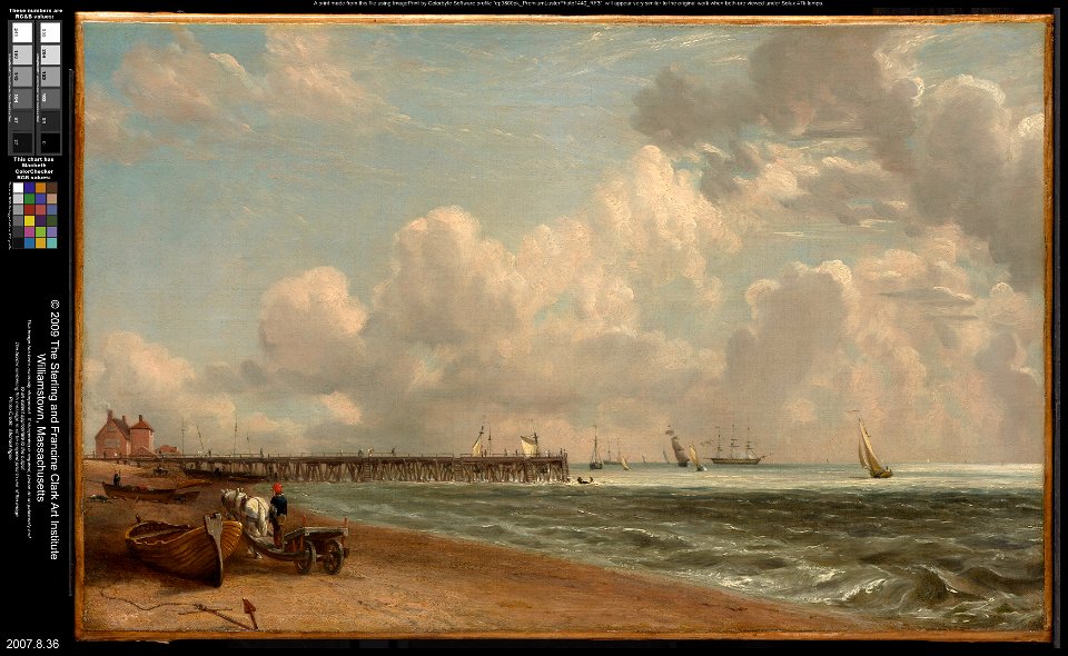 John Constable - Yarmouth Jetty - 2007.8.36 - Clark Art Institute