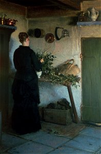 Viggo Johansen - Lady in the kitchen