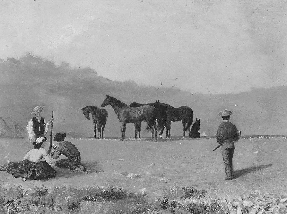 John Amory Codman - Horses and Hunters by the Sea - 64.595 - Museum of Fine Arts