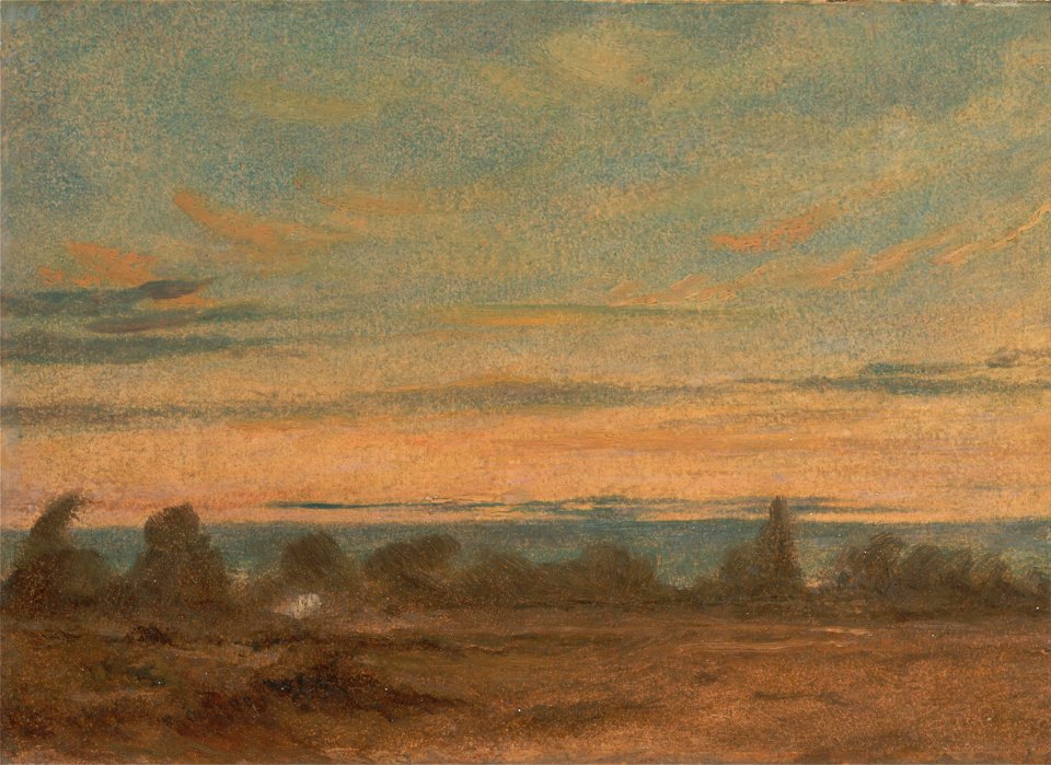 John Constable - Summer - Evening Landscape - Google Art Project