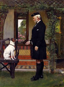 John Brown (d. 1883) at Frogmore, Carl Rudolph Sohn, 1883. Free illustration for personal and commercial use.