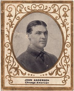 John Anderson, Chicago White Sox, baseball card portrait LCCN2007683786