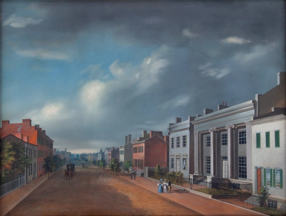 John Caspar Wild - Fourth Street East From Vine - Google Art Project