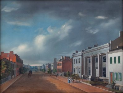 John Caspar Wild - Fourth Street East From Vine - Google Art Project