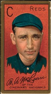John B. McLean, Cincinnati Reds, baseball card portrait LCCN2008677481