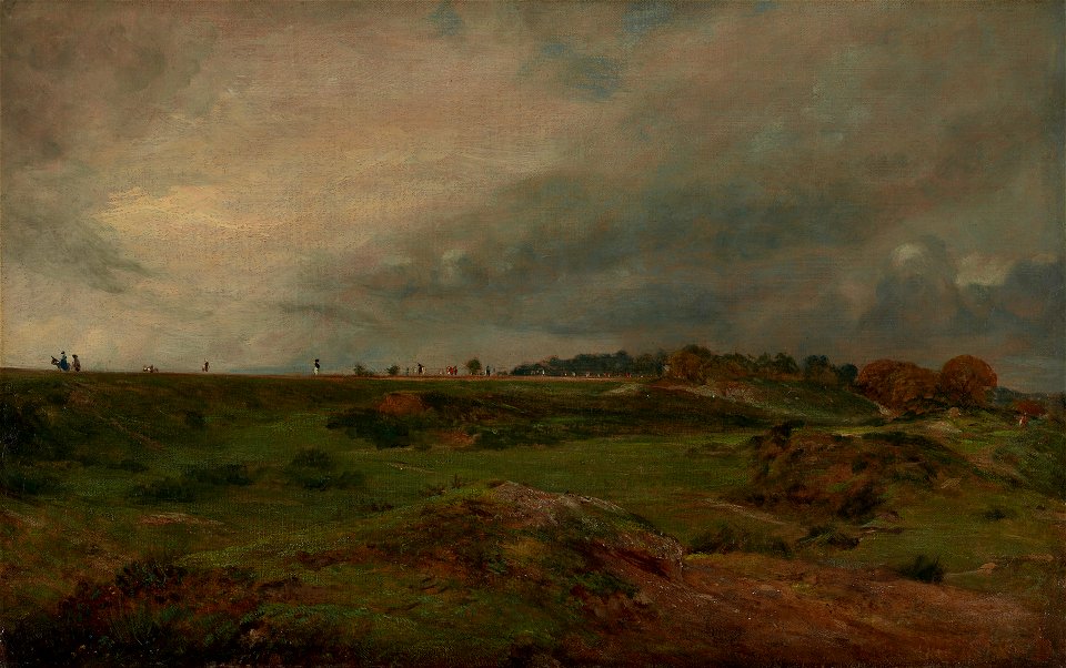 John Constable - A Road across Hampstead Heath - 1949.235 - Yale University Art Gallery