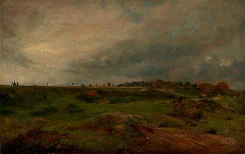 John Constable - A Road across Hampstead Heath - 1949.235 - Yale University Art Gallery