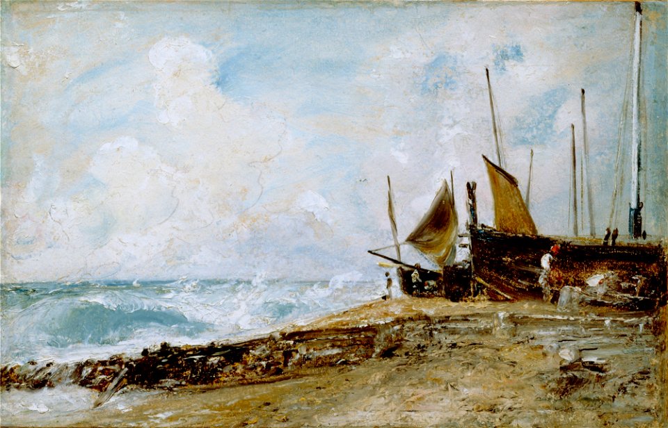 John Constable - Coast Scene Near Brighton - 53.364 - Detroit Institute of Arts