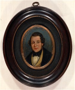 John Constable - Miniature- Portrait of Abram Constable, brother of the artist - Google Art Project