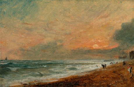 John Constable - Hove Beach - Google Art Project