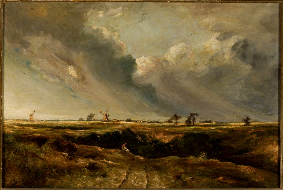 John Crome - Landscape with windmills - M.Ob.514 MNW - National Museum in Warsaw