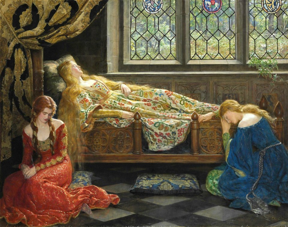 John Collier, 1929 - Sleeping Beauty