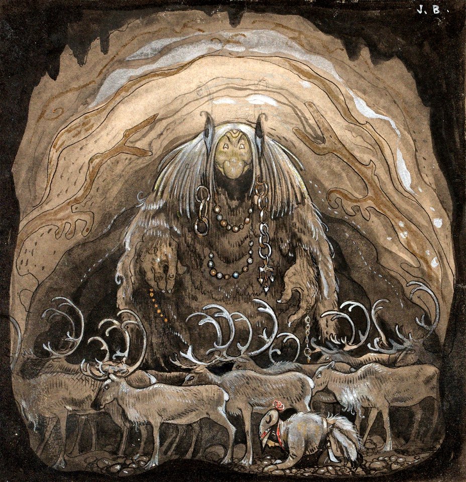 JOHN BAUER 'Nilas offer, Julbocken (II)'
