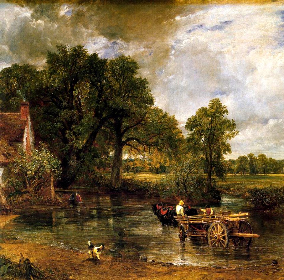 John Constable - The Hay-Wain (detail) - WGA5192