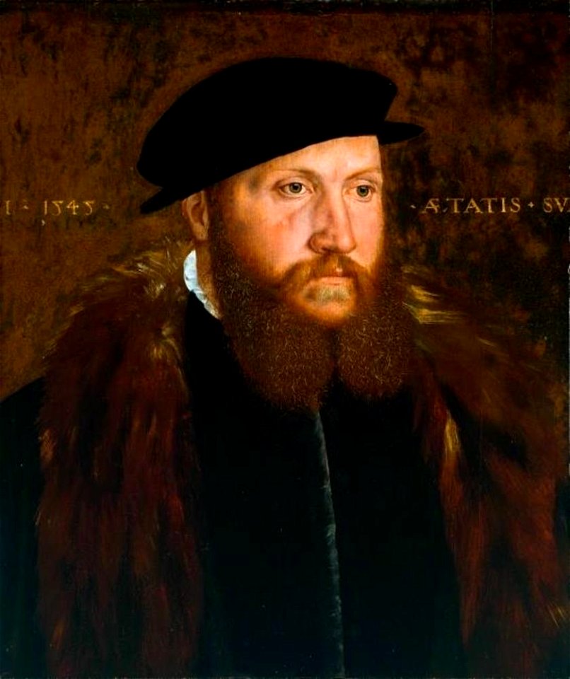 John Bettes (I) - Portret van een man met een zwarte pet - N01496 - National Gallery