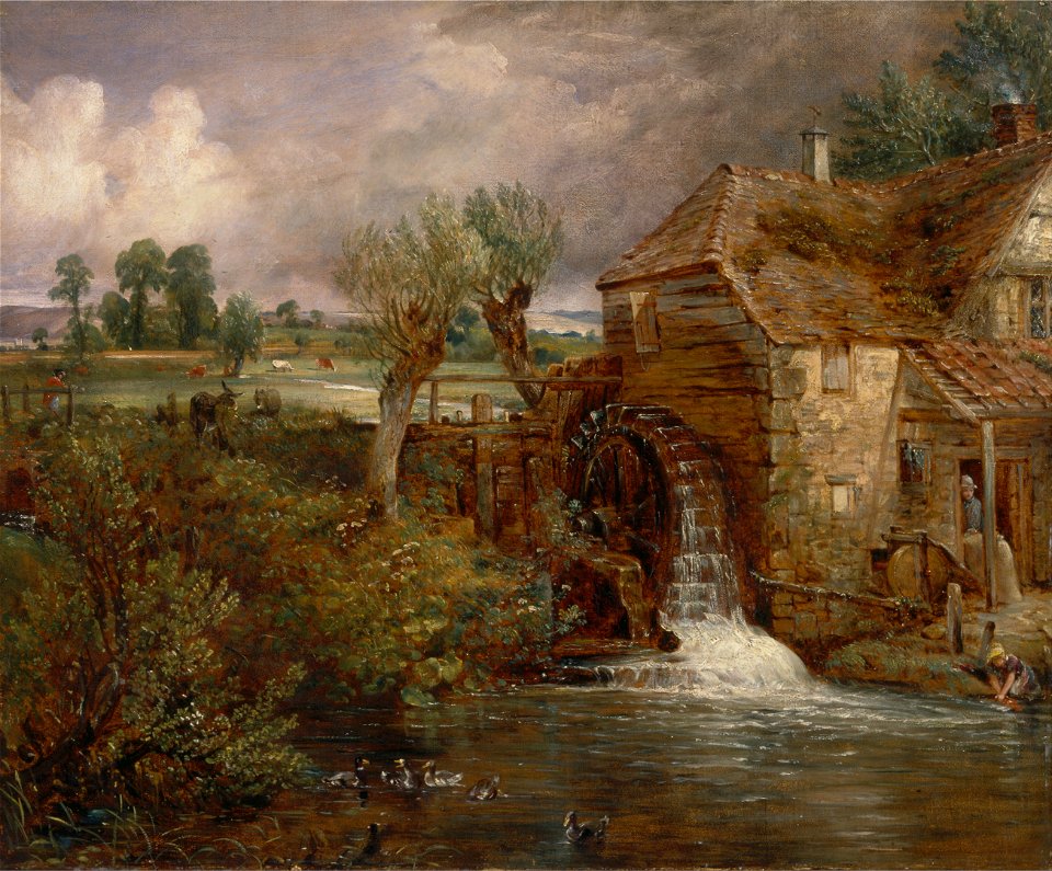 John Constable - Parham Mill, Gillingham - Google Art Project