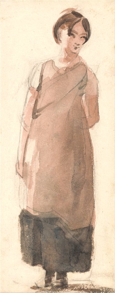 John Constable - A Country Girl in the Lake District - Google Art Project